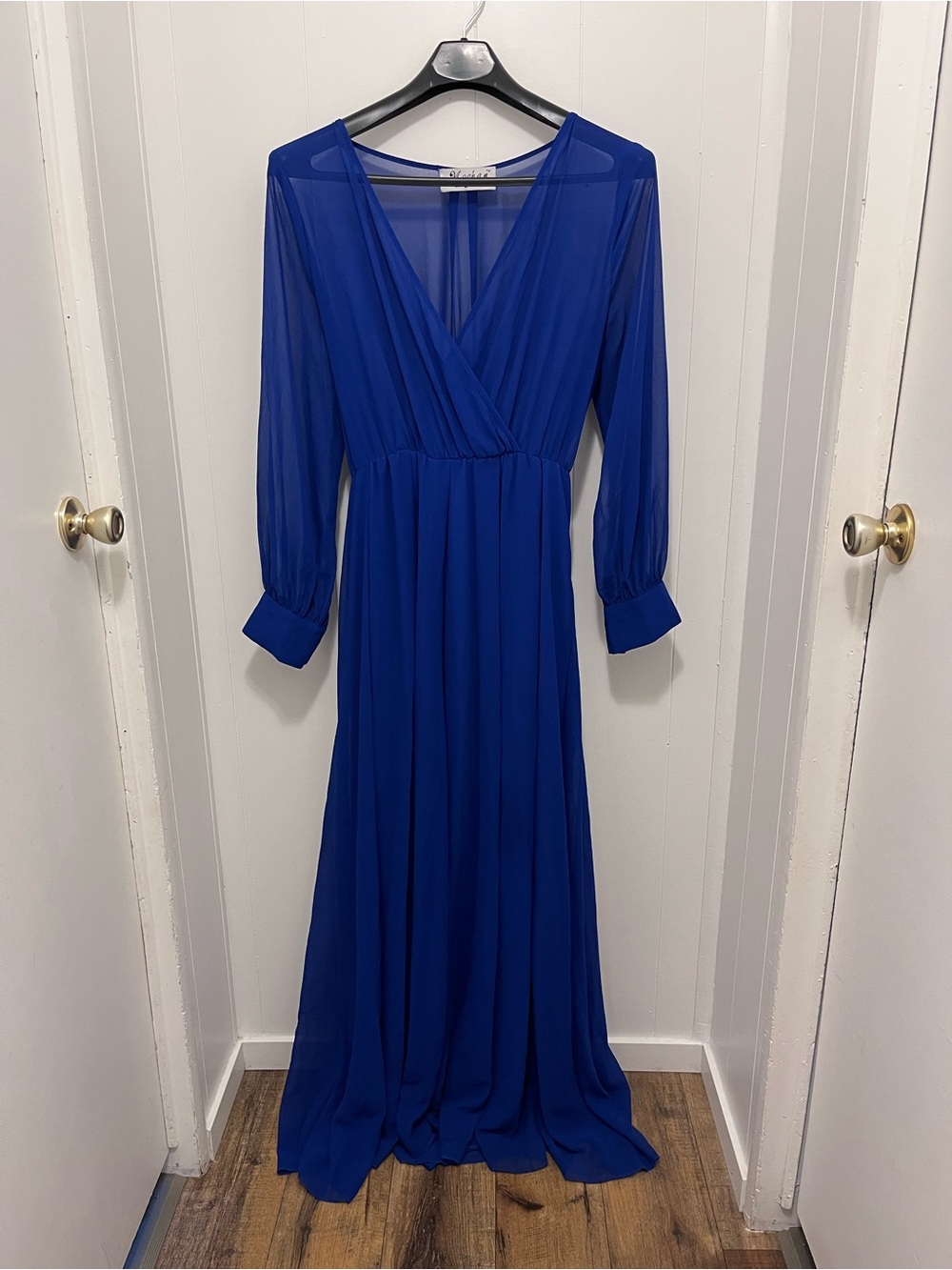 Meghan LA Lilypad Maxi Dress Royal Blue